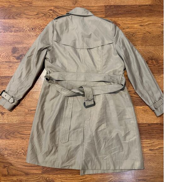 Shesmiss Women's Modern Trench Coat Taupe Approx Size 10/12 Modern Street Style - Picture 2 of 12